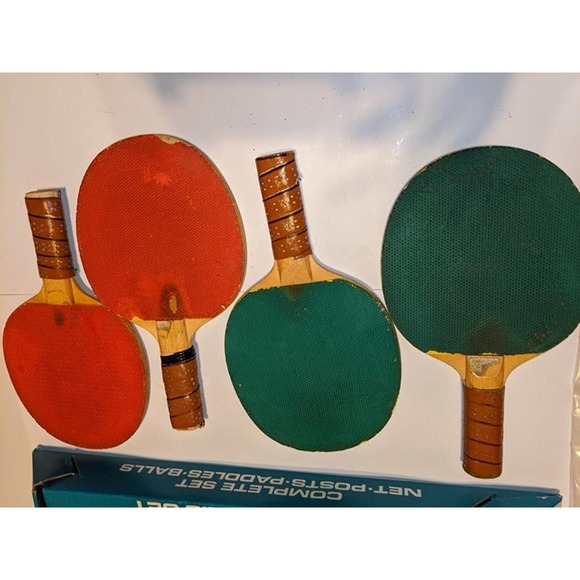 Vintage Sportcraft 4 Player Table Tennis Set The Professional Line Model 19073 - Picture 9 of 12